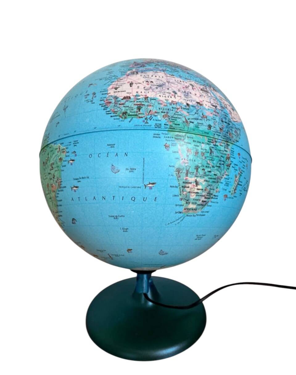 Vintage Earth Globe