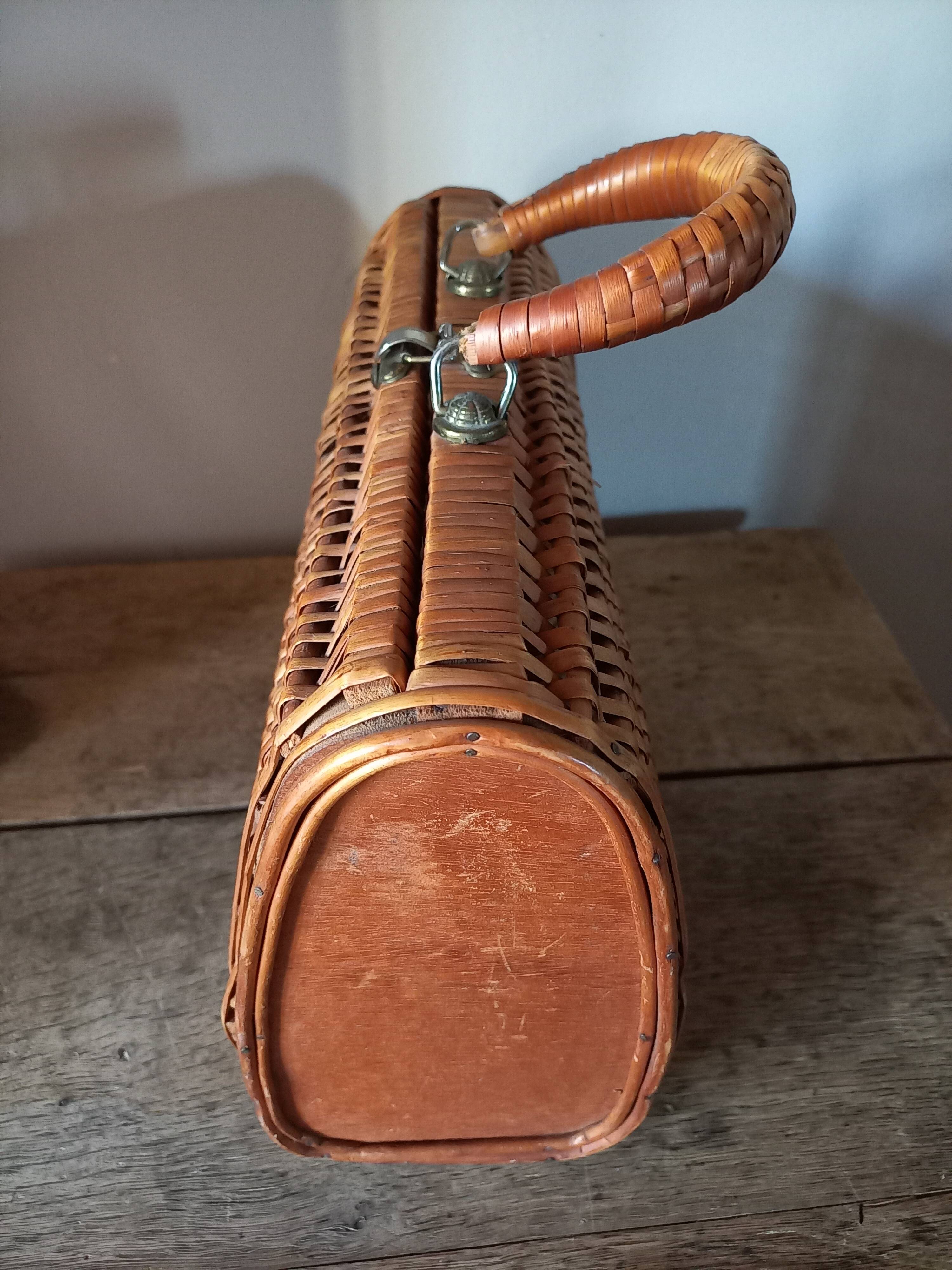 Vintage wicker basket