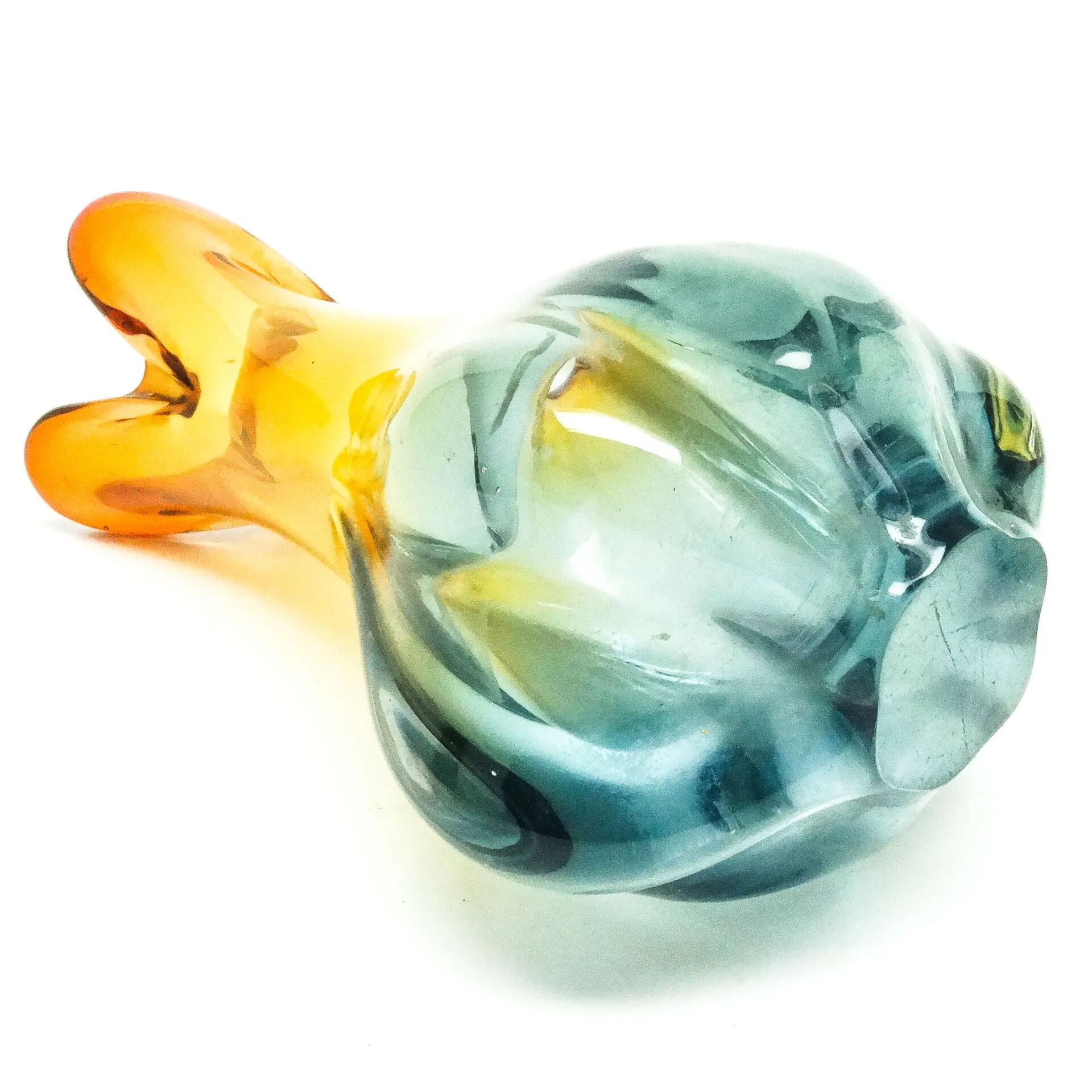 Mid-century modern vase, glass, designed by J. Hospodka, Czechoslovakia, 1960s