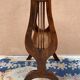 Table double harp feet lyre.