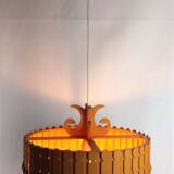 Scandinavian vintage pine suspension 1960