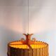 Scandinavian vintage pine suspension 1960