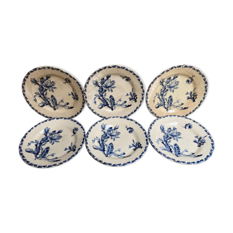 Gien 'Cactus' porcelain plates