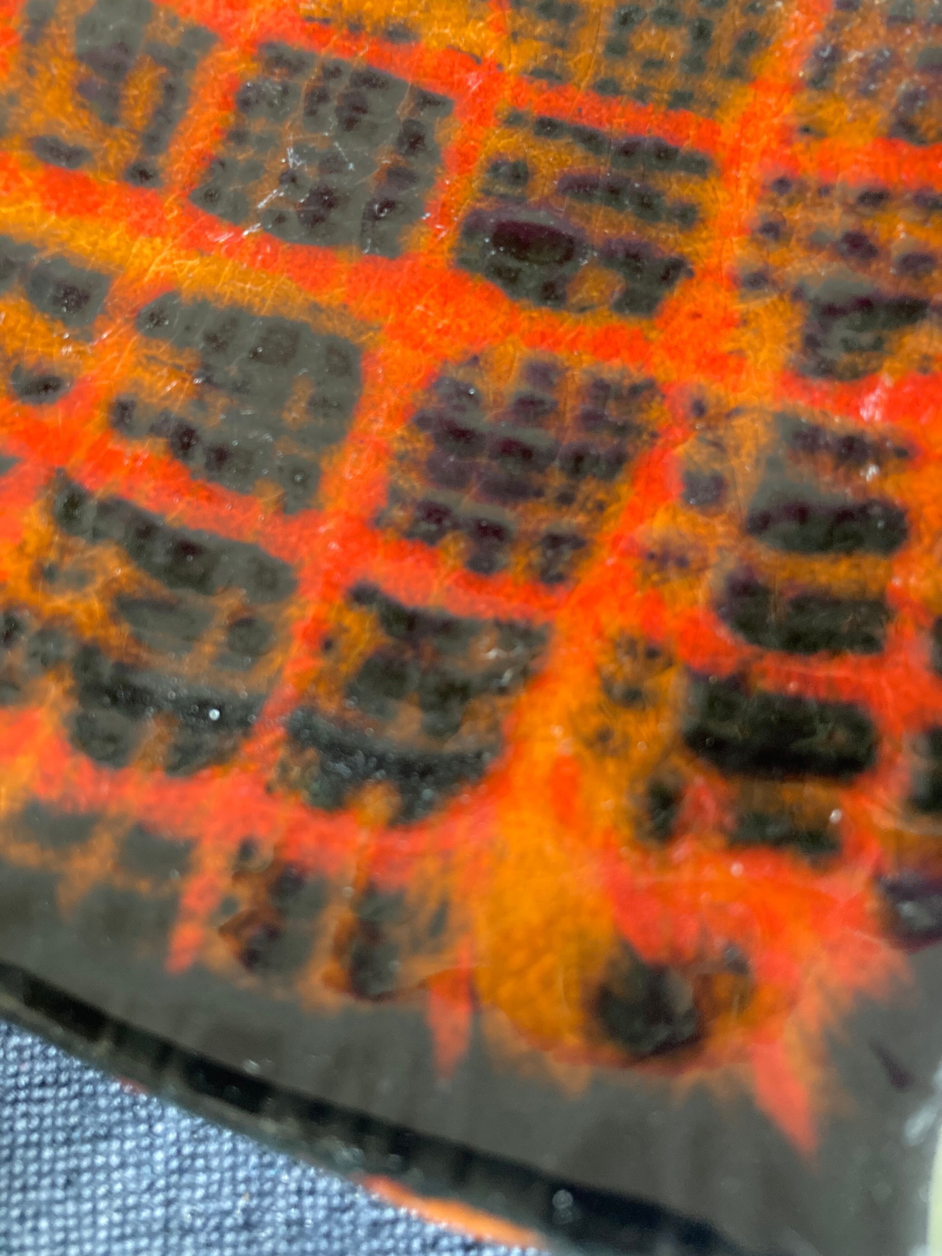 Empty pocket cup in vintage ceramic