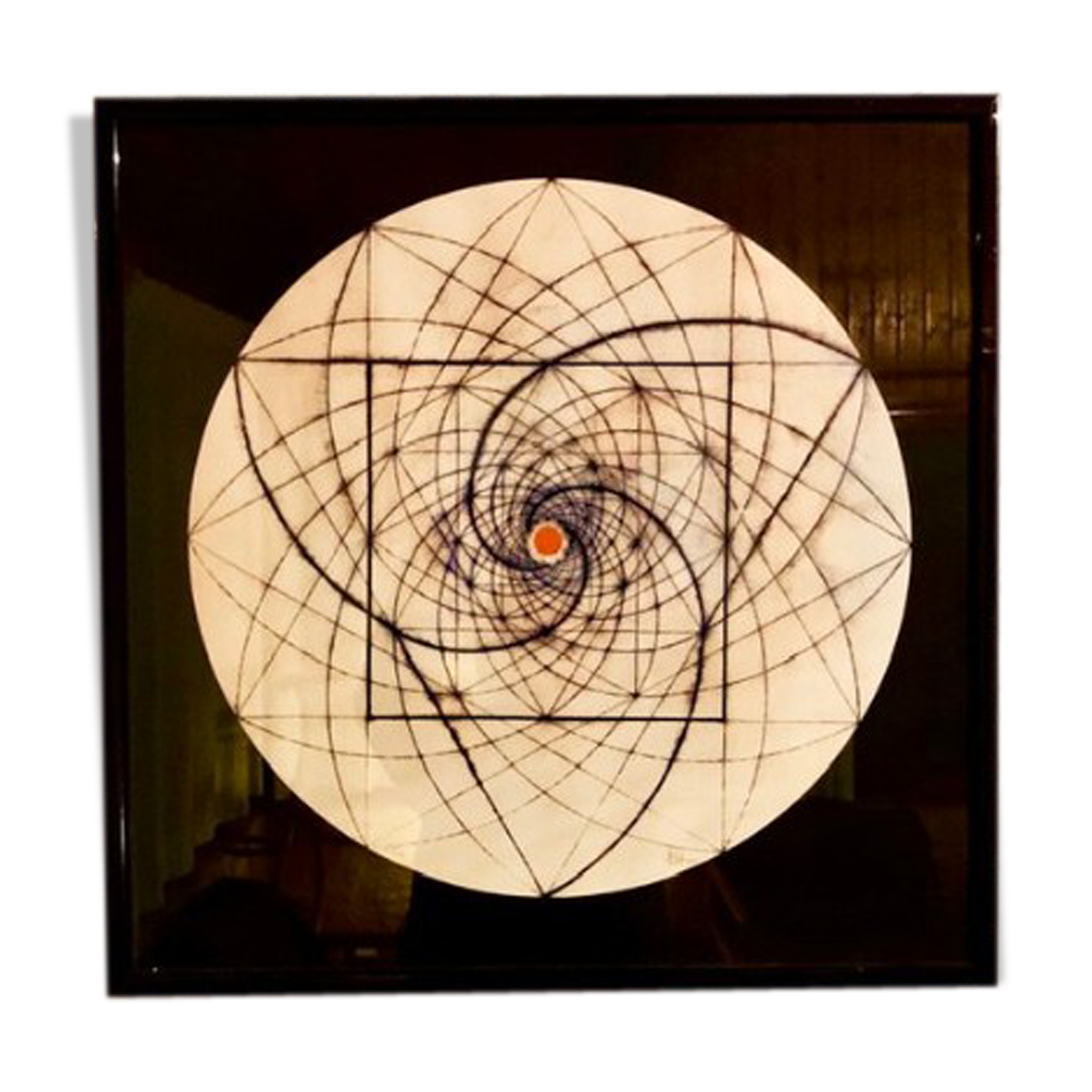 Vintage silkscreen by José Labra, signed, numbered, year 1972