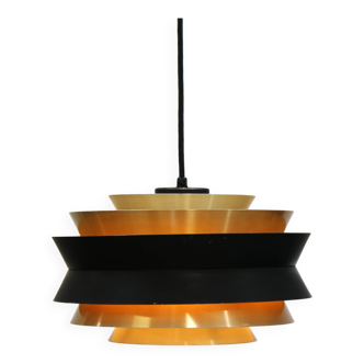 Large Swedish Lamp: Carl Thore Trava Model for Granhaga, 1970s Mid-Century