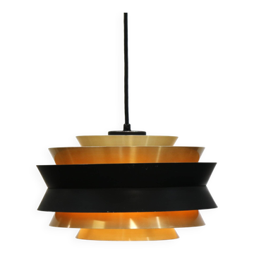 Large Swedish Lamp: Carl Thore Trava Model for Granhaga, 1970s Mid-Century