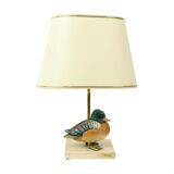 Artiflex Duck Lamp Design Brass Resin Travertine Malevolti