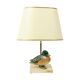 Artiflex Duck Lamp Design Brass Resin Travertine Malevolti