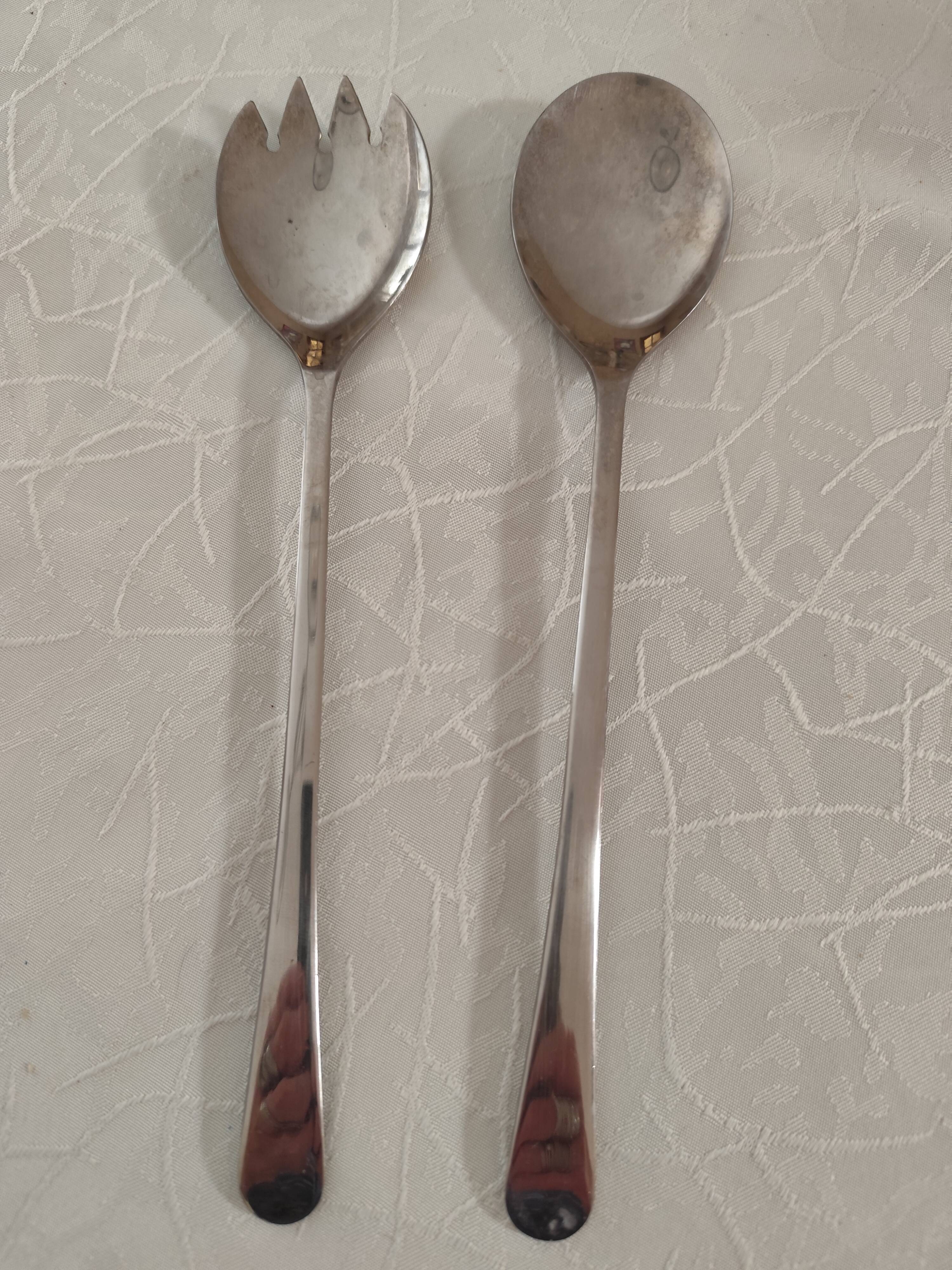 Vintage salad cutlery