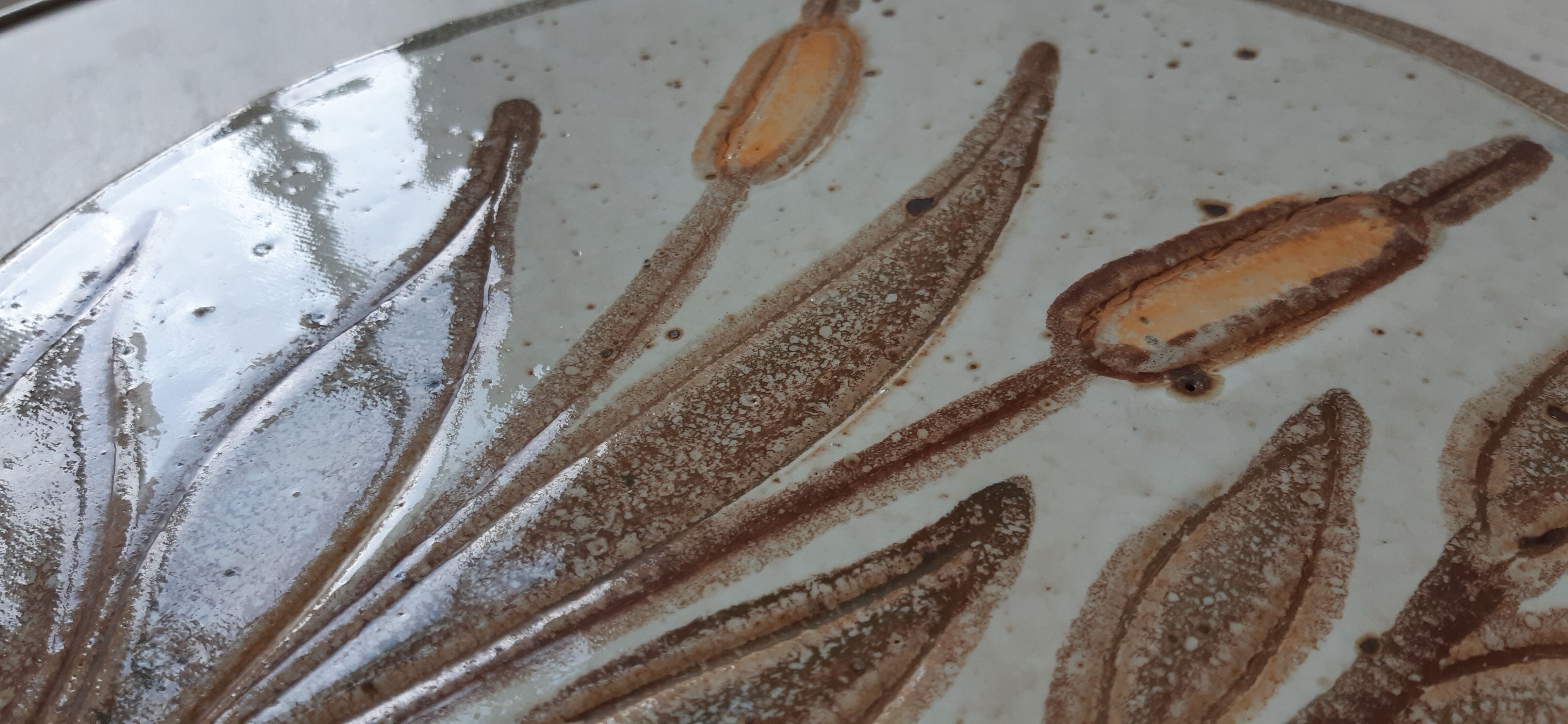 Sandstone underside signed 70s