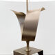 Lampe de table en aluminium brossé