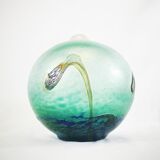 Jean Claude Novaro Blown Glass Ball Vase