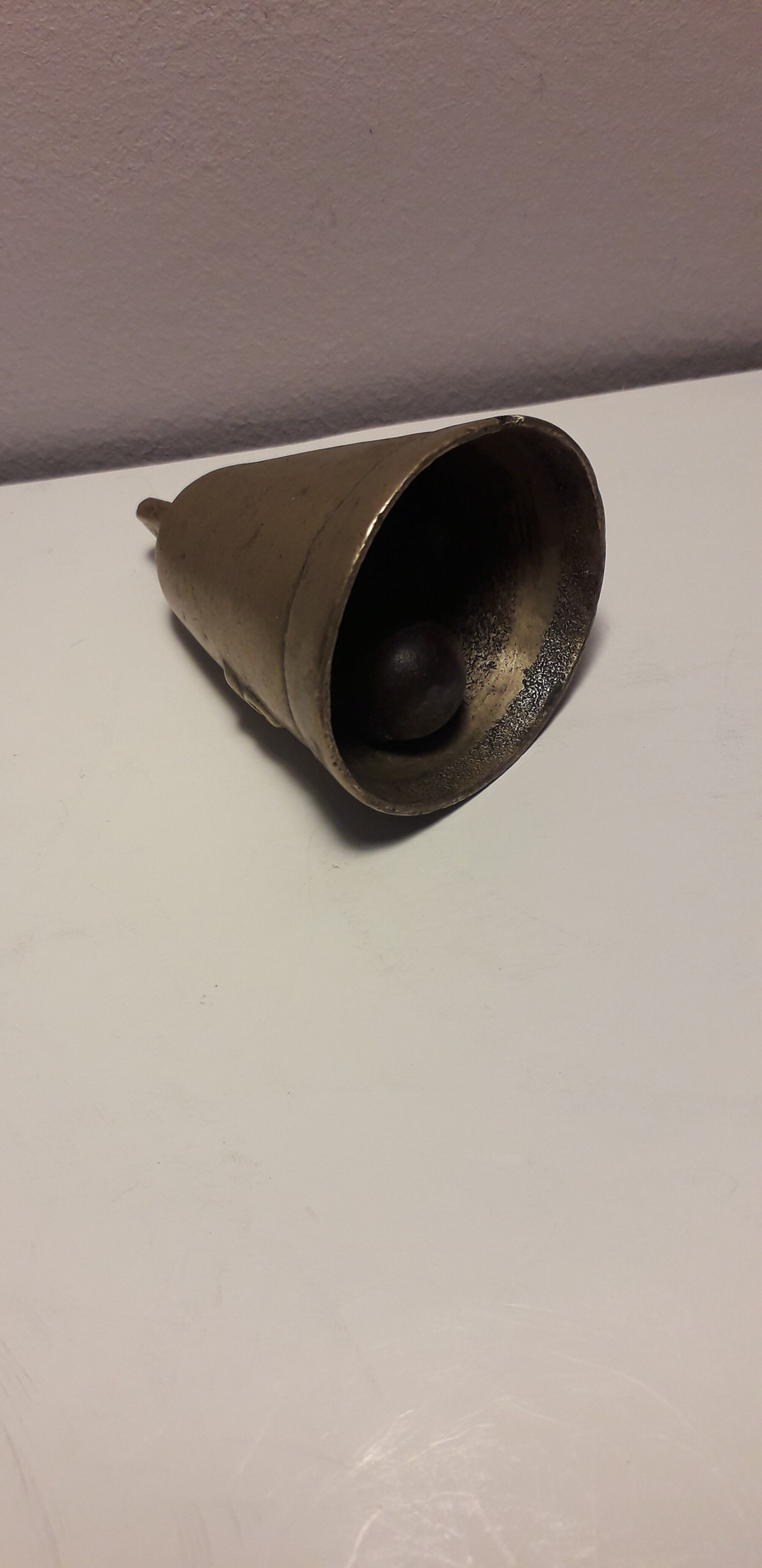 Old small bronze bell