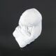 Vintage white plaster statuette of the Virgin Mary.