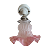 Tulip and porcelain wall lamp