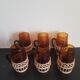 Lot de 6 verres vintage