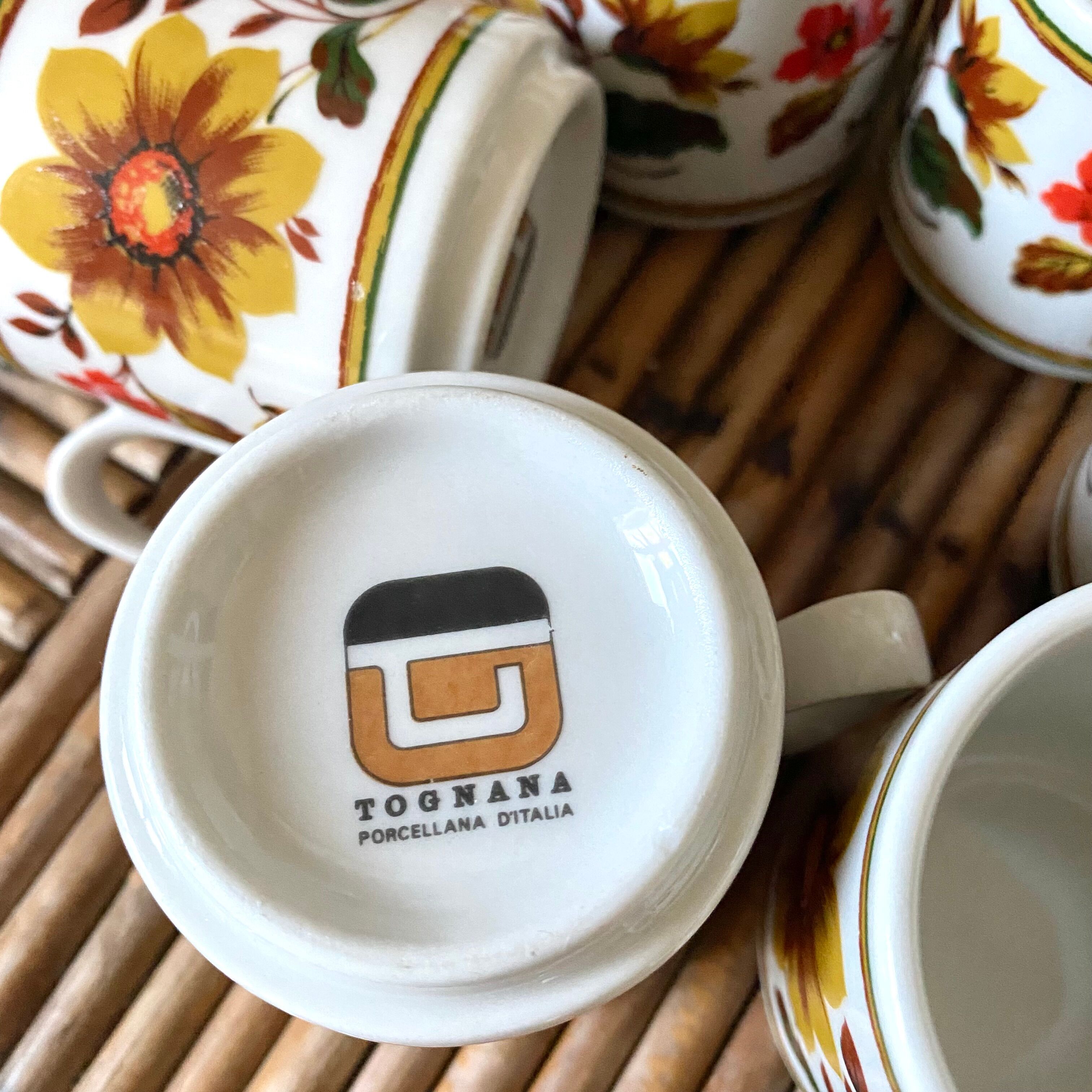 Vintage Tognana Coffee Mugs