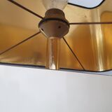 70s lamp brass lacquered wood