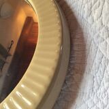 Vintage 1970 ceramic mirror