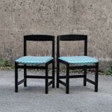 Black and blue chairs by Ulferts Tibro