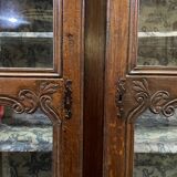 Large old wooden display case