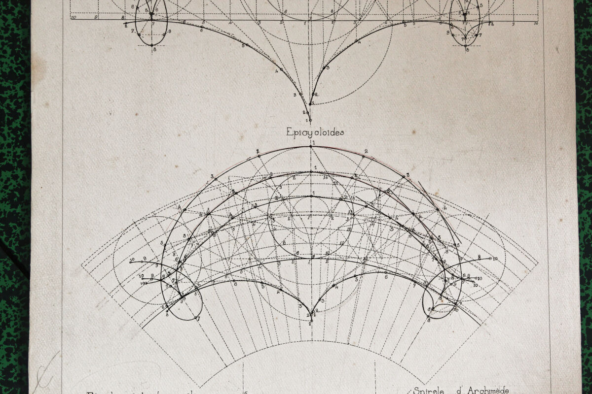 Dessin technique original, arts et métiers