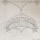 Dessin technique original, arts et métiers