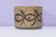 pot de fleurs marron vintage fleurs vertes