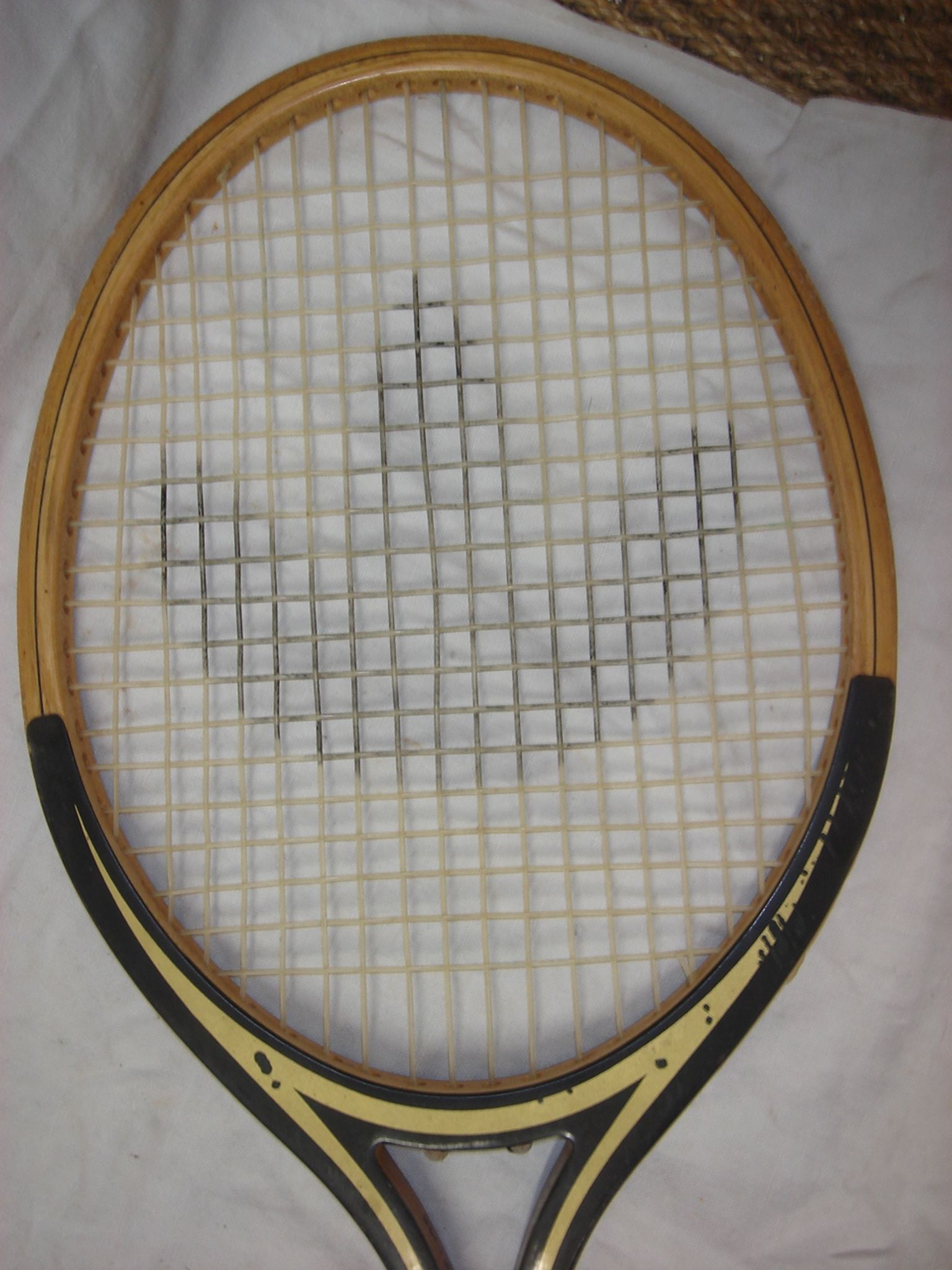 Raquette de tennis vintage Adidas 1970