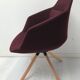 Cloth swivel chair