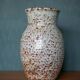 Speckled ceramic vase, west germany