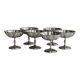 Lot de 6 coupelles vintage en inox
