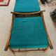 Duo de poufs en canne-rotin