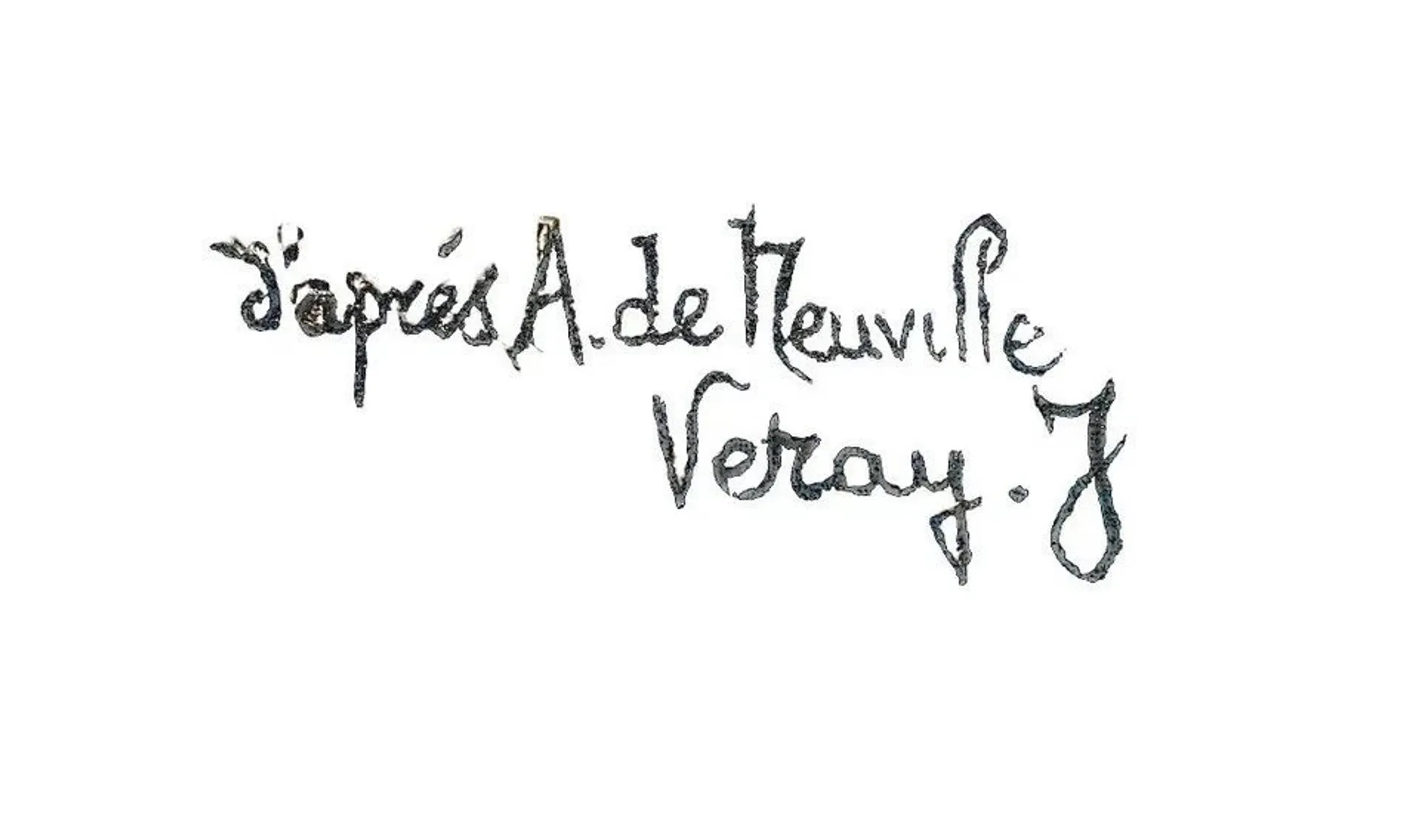 According to Alphonse de Neuville by J. Véray – "The Dawn Attack" (1870)