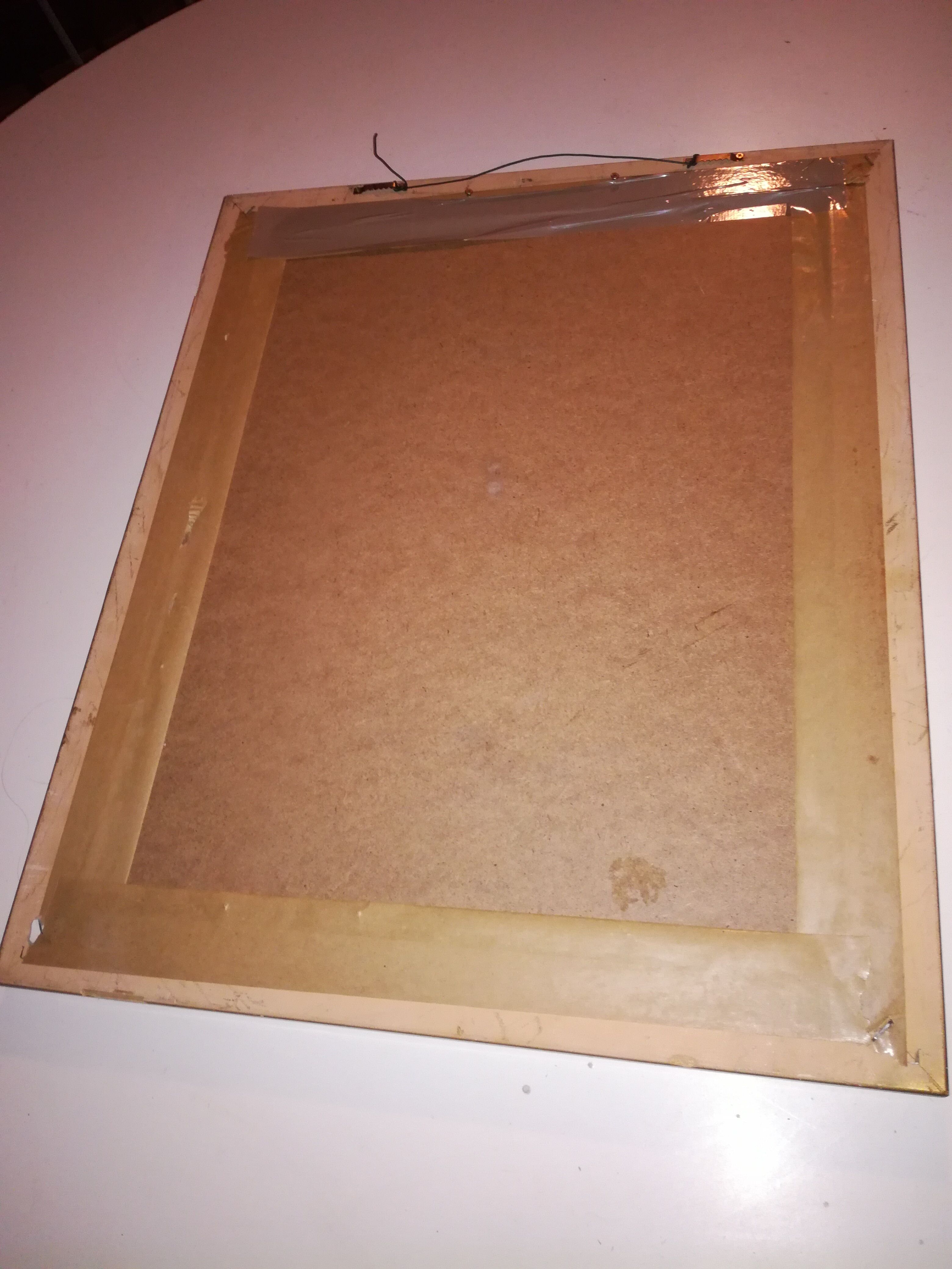 Golden mirror 50x60cm