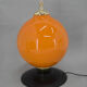 Postmodern orange glass table/floor lamp, 2000s