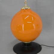 Postmodern orange glass table/floor lamp, 2000s