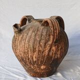 Oil jar, pottery from the south-west, 18th century.