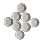 Set of 8 Villeroy and Boch dinner plates