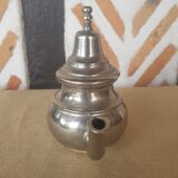 Oriental teapot silver metal