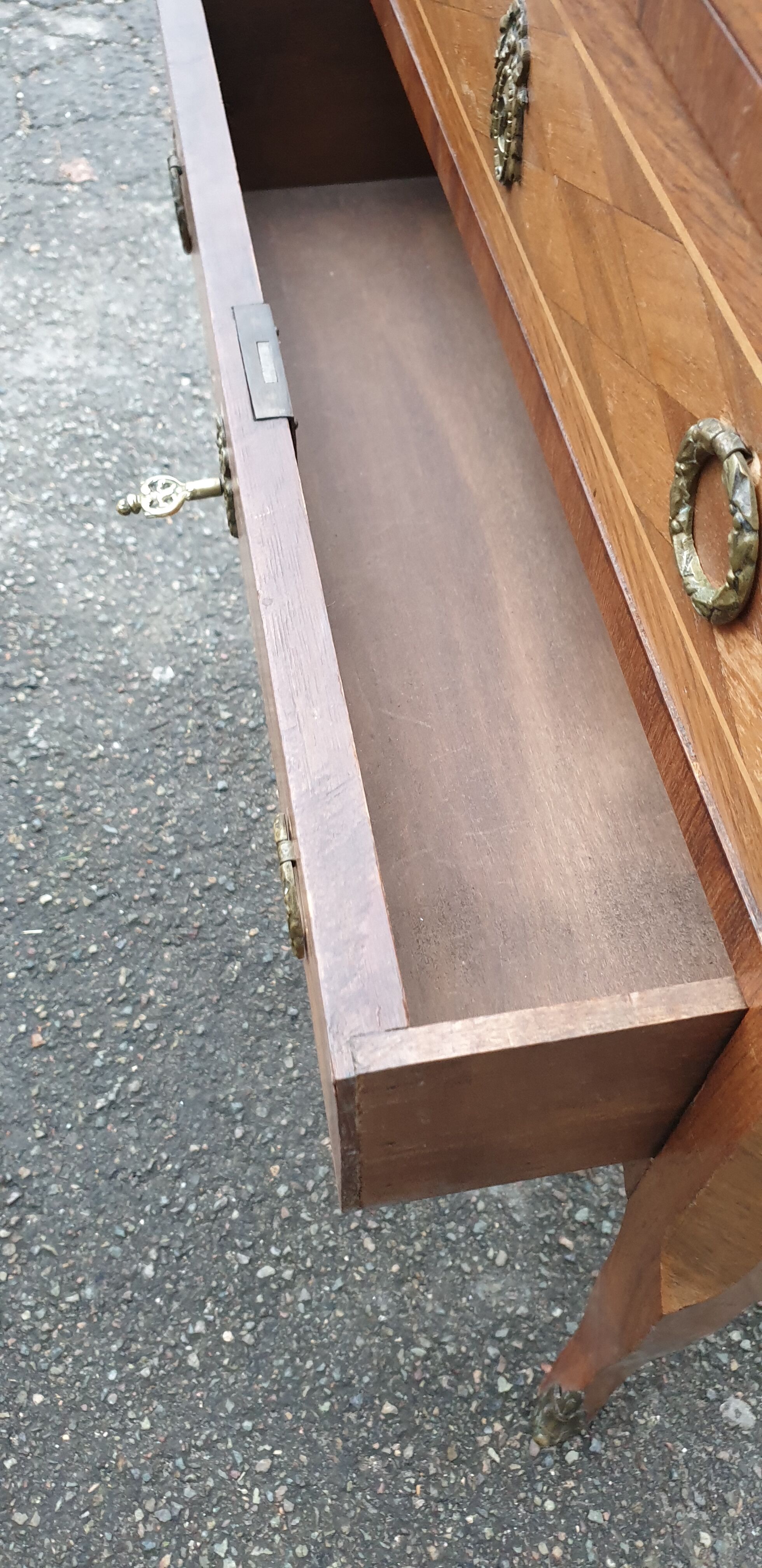 Chest of drawers 3 drawers Louis XV