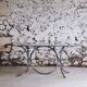 Chrome and smoked glass dining table in the style of Gastone Rinaldi, 1970.