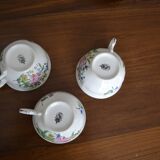 Set of 3 cups Luneville
