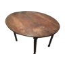 Table with flaps shutters oval wood 1900