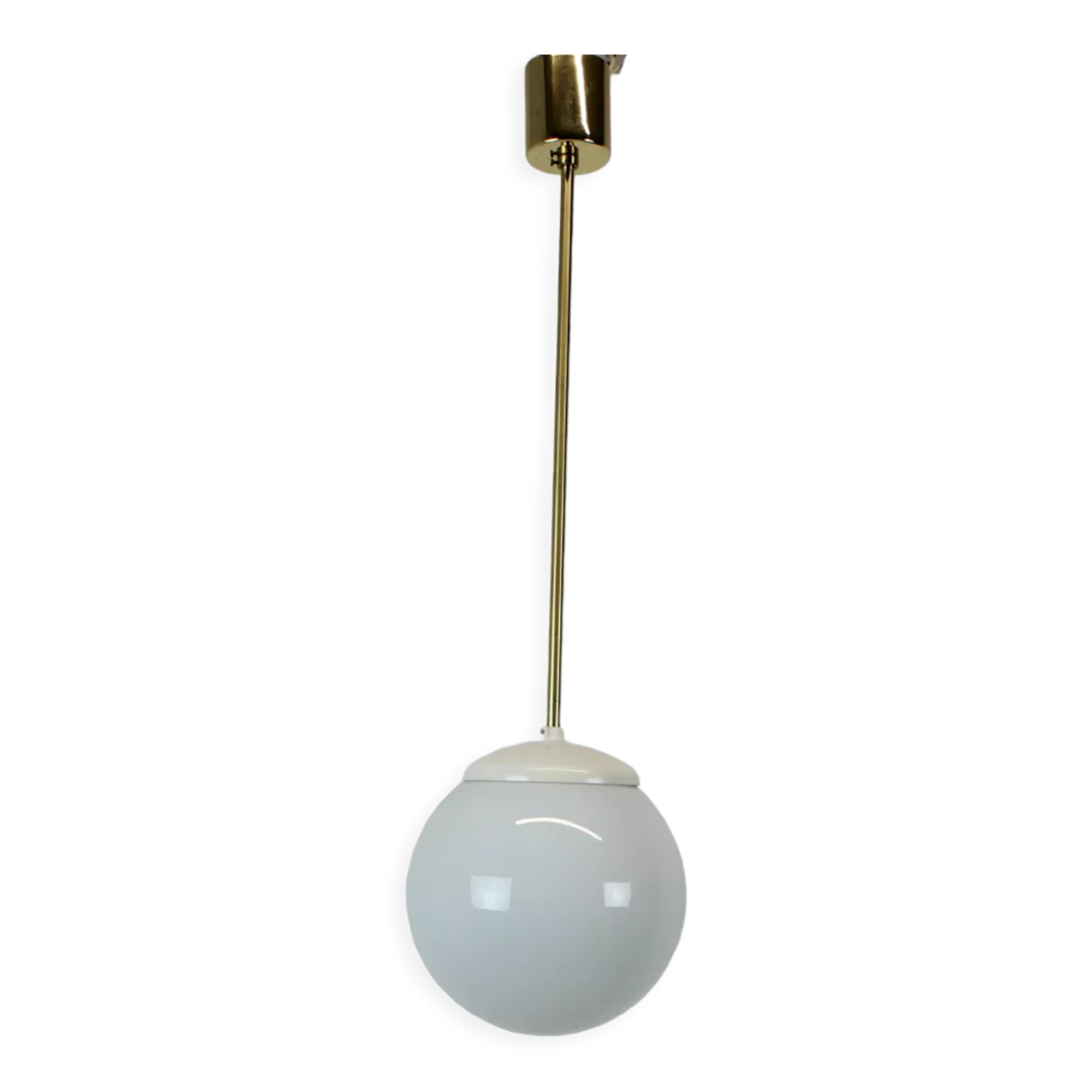 Mid-century glass pendant, 1970's