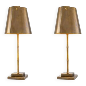 Paire lampes table