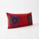 Vintage embroidered cushion cover 33x69 cm