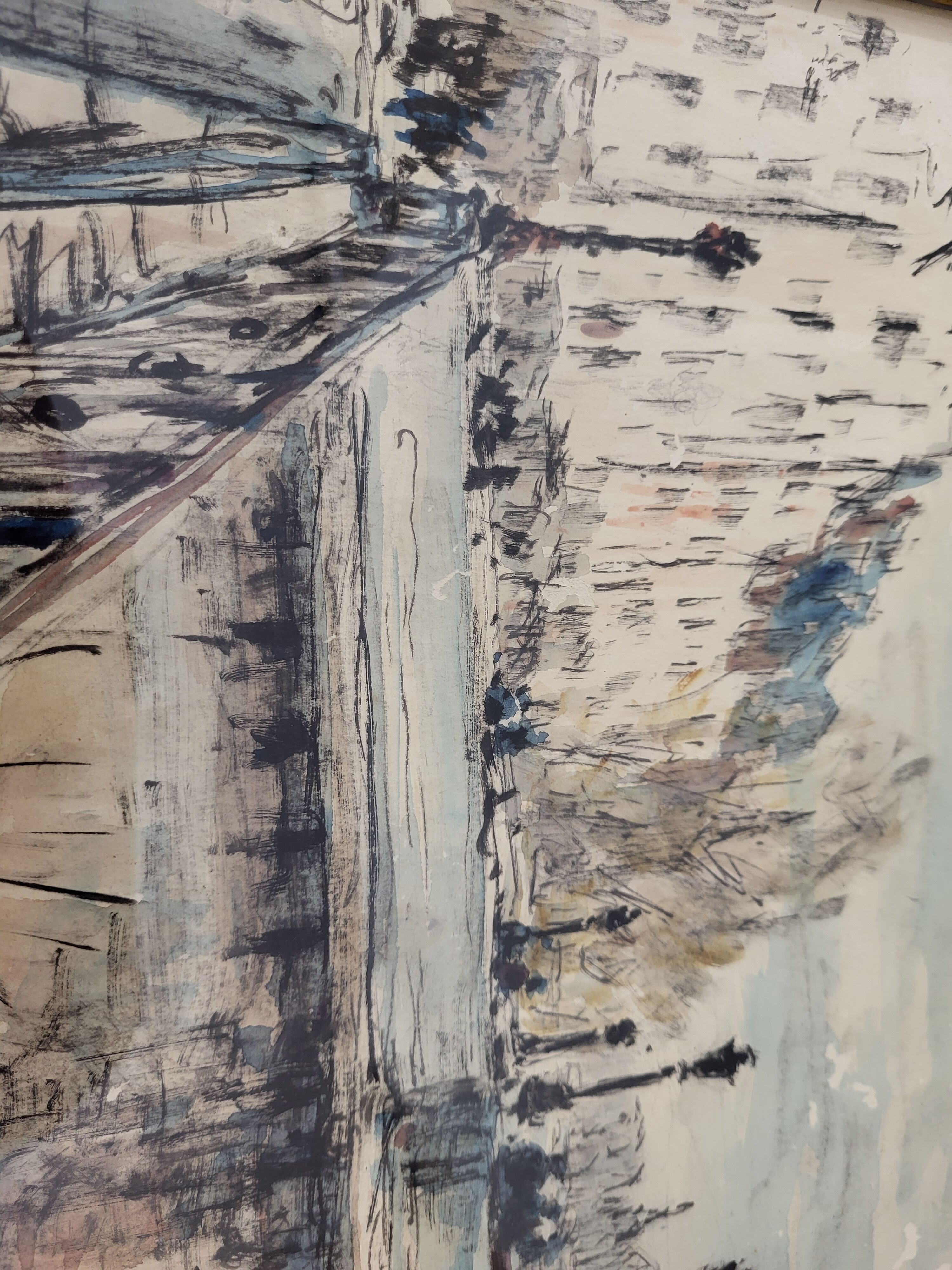 Painting ink and watercolor - jean crozes