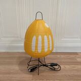 Trio of "Paper and metal design" lamps.